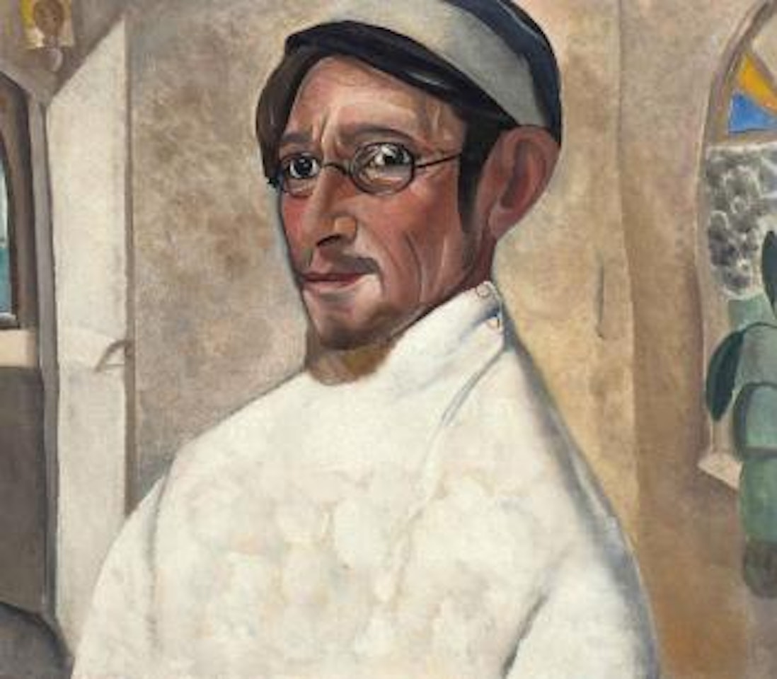 Portrait of the actor Nikolai Podgorny as Peter Trofimov in 'The Cherry Orchard' by Anton Chekov by Boris Grigoriev