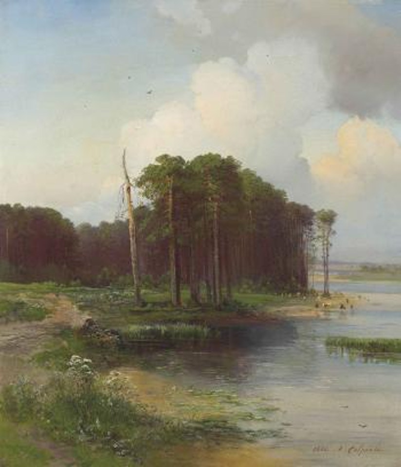 Losiny Ostrov by Aleksei Kondratievitch Savrasov