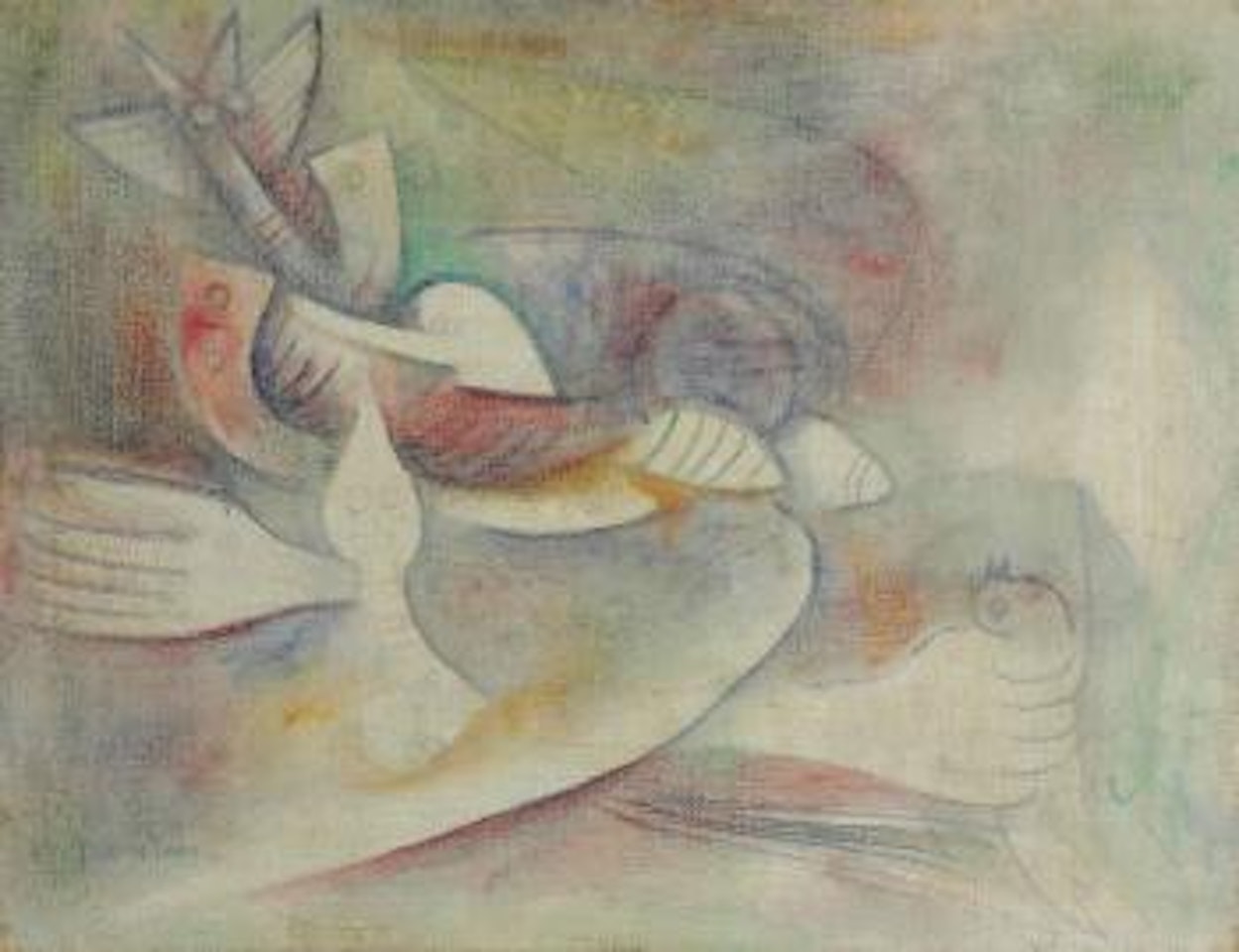 Le Nid Fasciné by Wifredo Lam