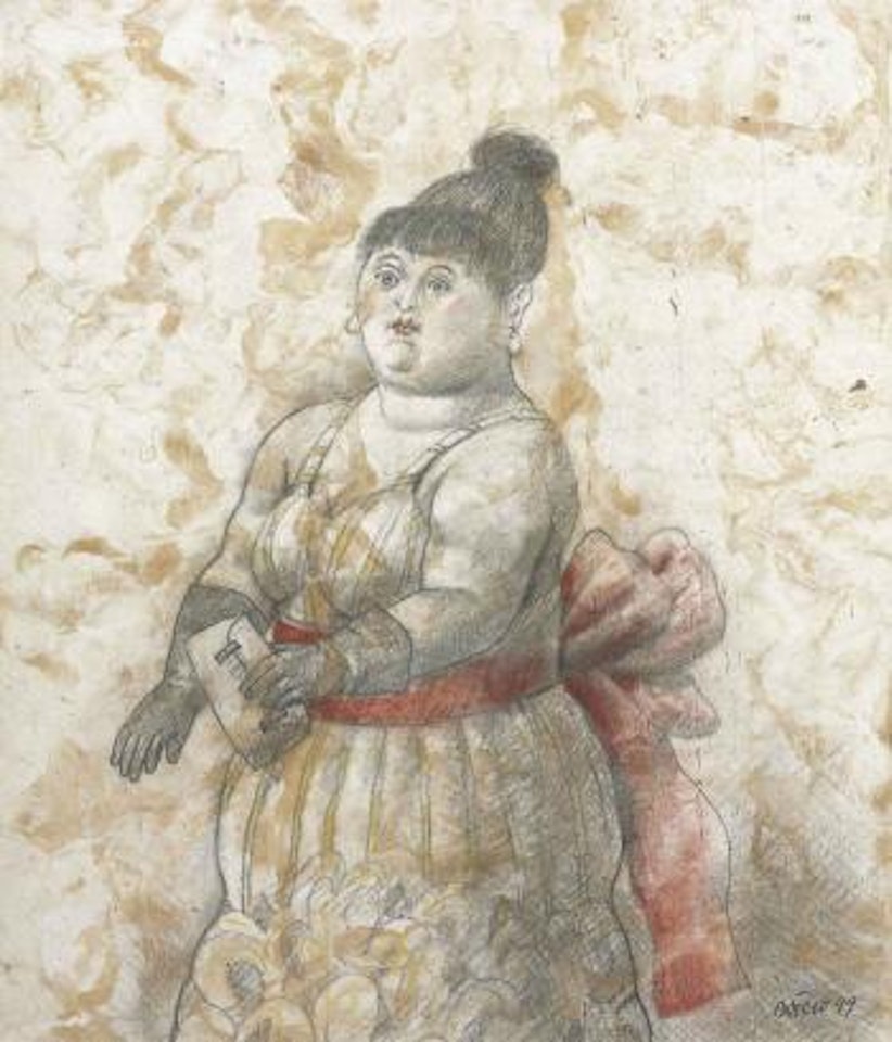 Society Lady by Fernando Botero