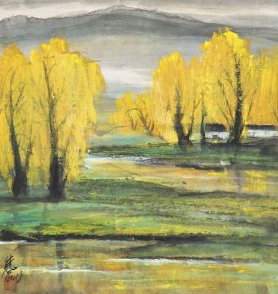 Autumn Scenery by Lin Fengmian