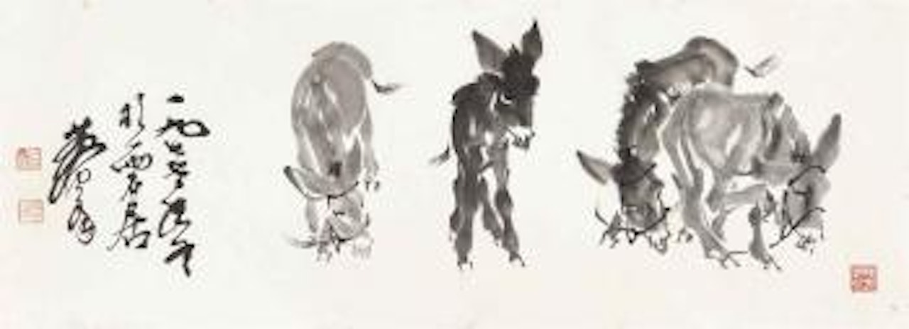 Donkeys by Huang Zhou