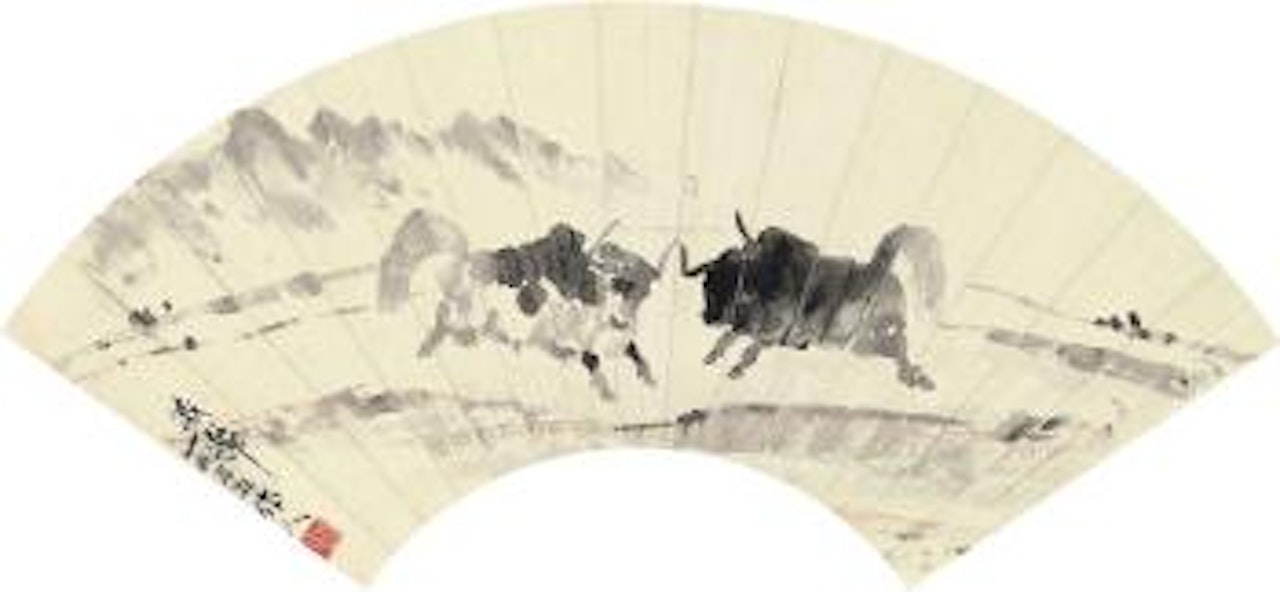Yaks by Wu Zuoren
