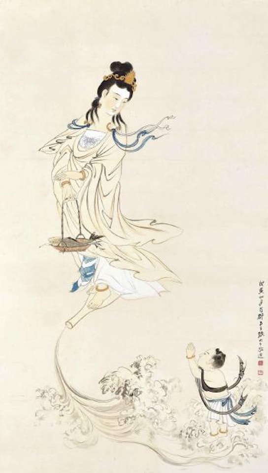 Guanyin by Zhang Daqian
