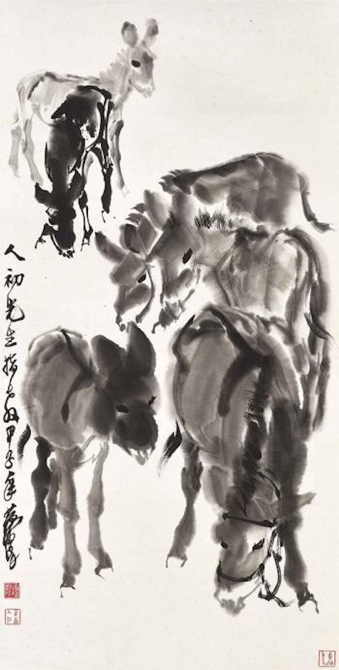 Donkeys by Huang Zhou