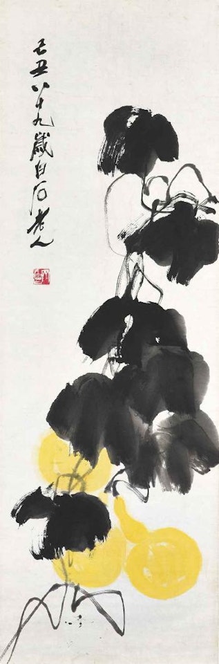 Yellow Gourds by Qi Baishi