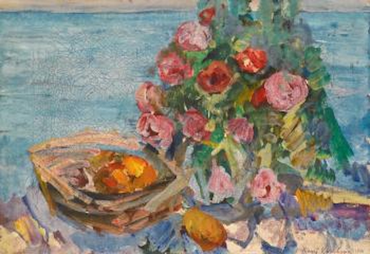 Gurzuf Still Life by Konstantin Alekseevich Korovin
