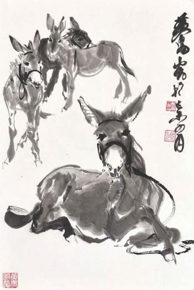 Donkeys by Huang Zhou