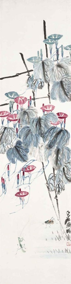 Morning Glories and Insects by Qi Baishi