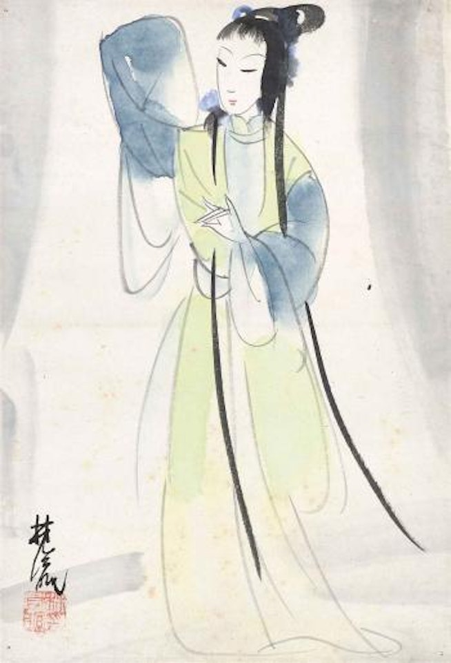 Dancing Lady by Lin Fengmian