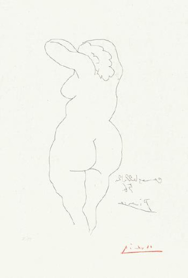 Femme vue de dos by Pablo Picasso