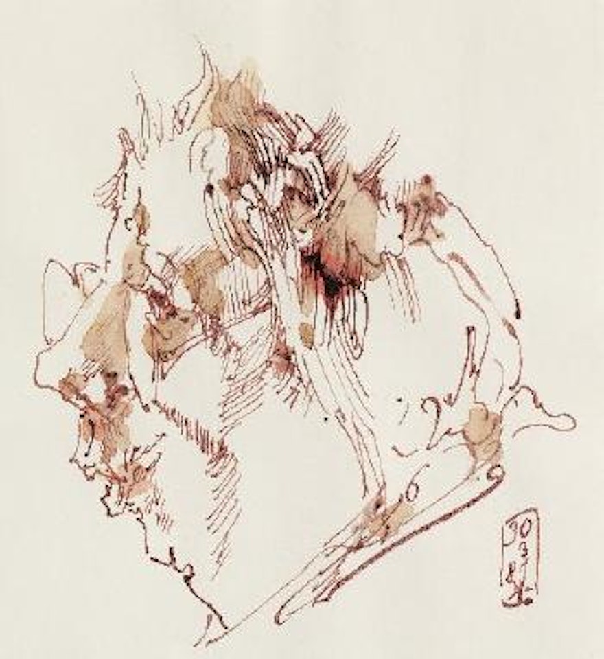 Ohne Titel (Selbstbildnis) by Horst Janssen