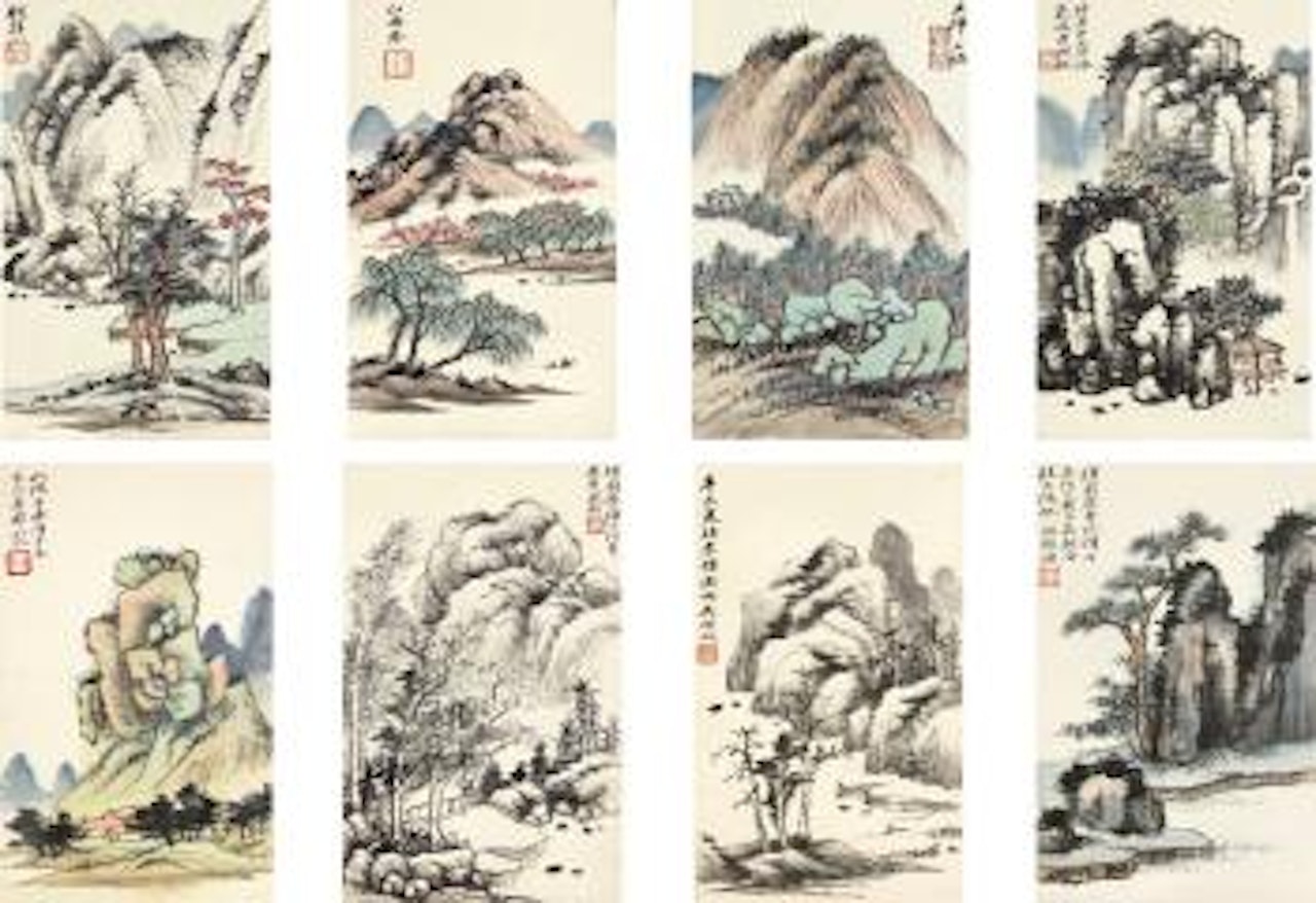 Landscapes After LI Liufang by Wu Hufan