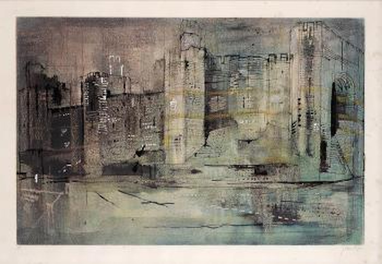 Caernarvon Castle I [L. 200] by John Piper