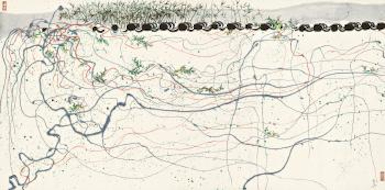 Climbing Vines On Wall by Wu Guanzhong