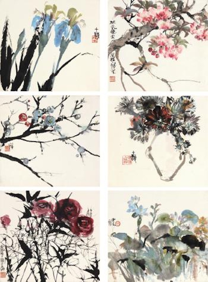 Blossoming Flowers by Cheng Shifa