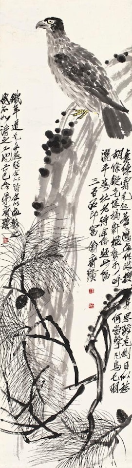 Eagle On The Pine by Qi Baishi