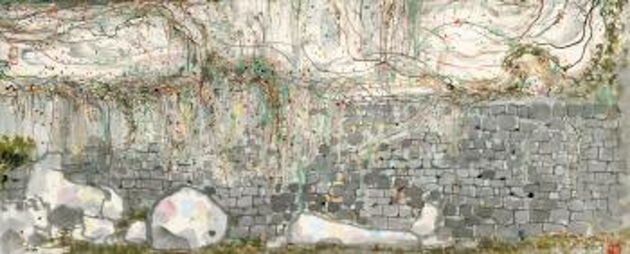 Climbing Vines On Wall by Wu Guanzhong
