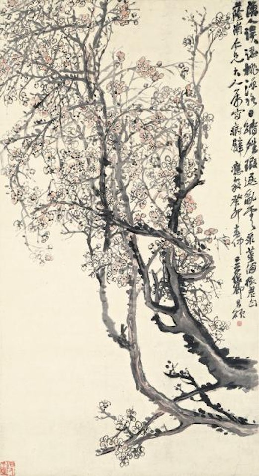 Peach Blossoms by Wu Changshuo