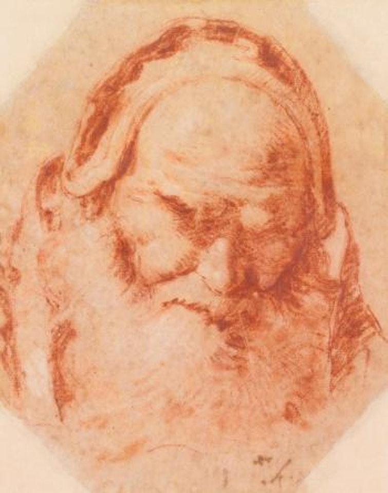 Head of St. Sylvester by Giovanni Battista Tiepolo
