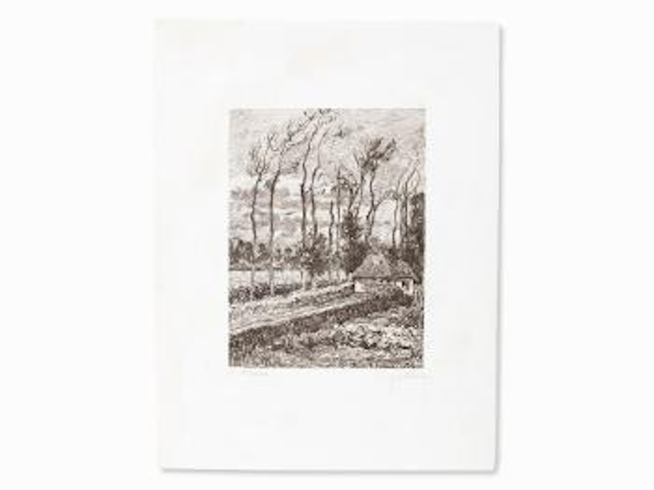 Paysage à Varengeville by Camille Pissarro