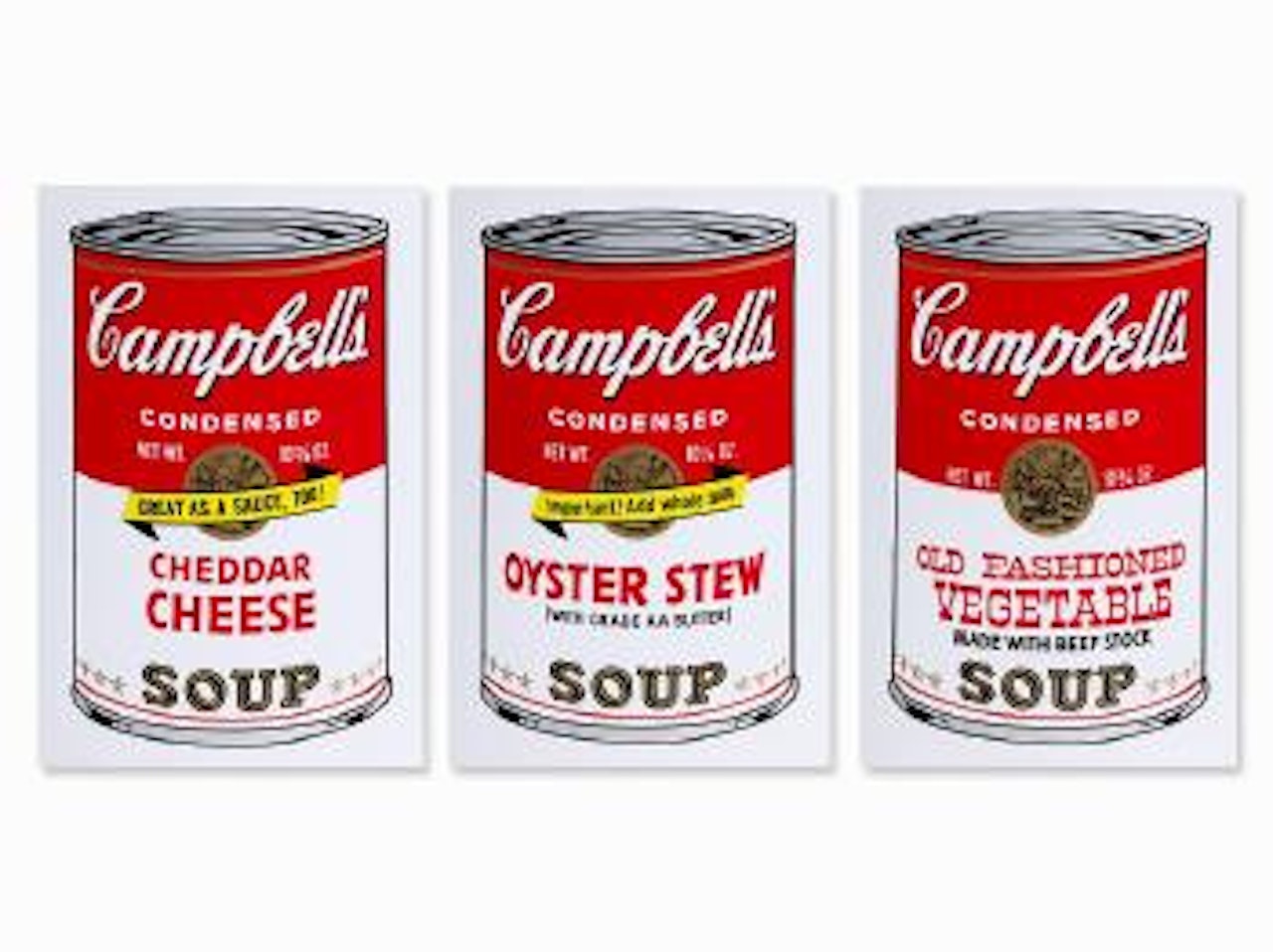 Campbell's Soup Cans by Andy Warhol