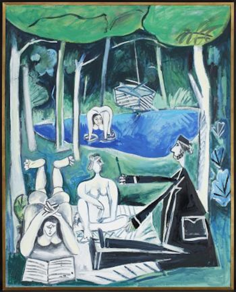 Le déjeuner sur l'herbe by Louis Cane