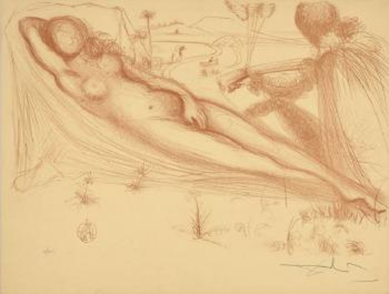 La sérénade by Salvador Dali