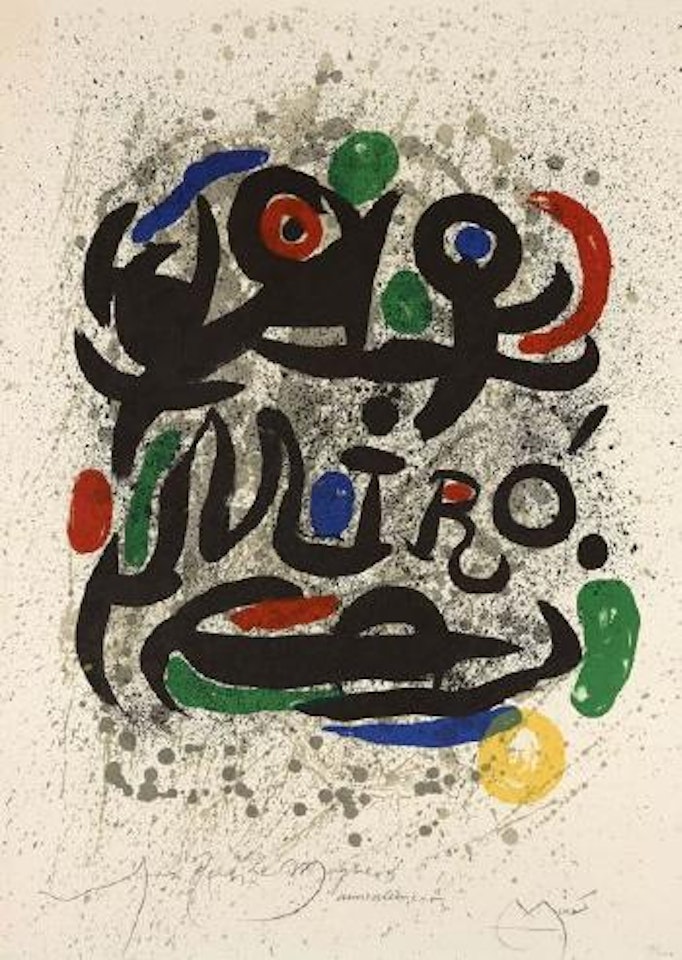 Pour Galerie Gerard Cramer by Joan Miró