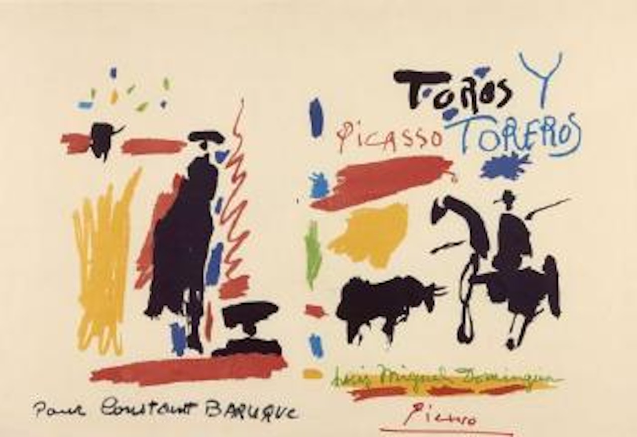 Toros y toreros by Pablo Picasso