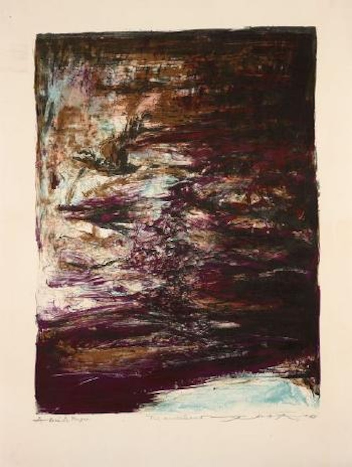 Lithographie 183 by Zao Wou-Ki