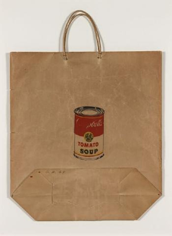 Campbell’s soup can (tomato) by Andy Warhol