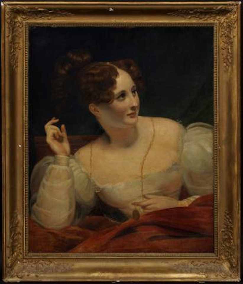 L'attente, portrait d'Harriet Smithson (1800-1854) by Claude Marie Dubufe