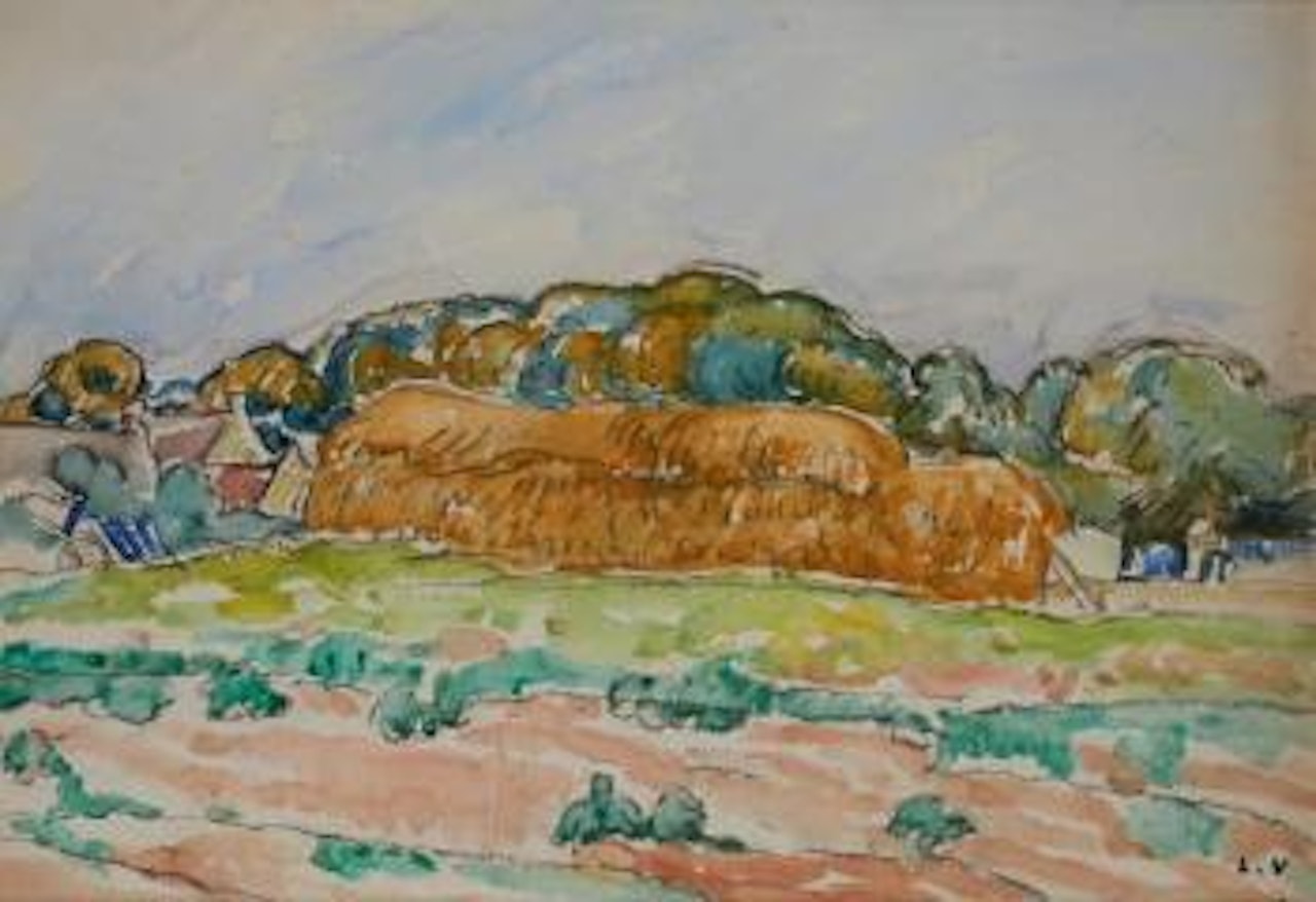 Meule de foin en Normandie by Louis Valtat