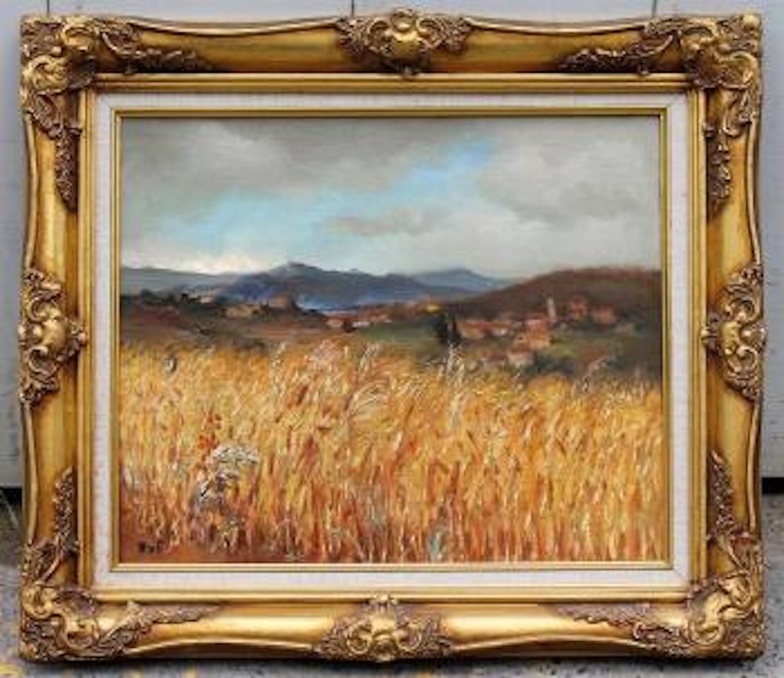 Champ de blé en Provence by Marcel Dyf