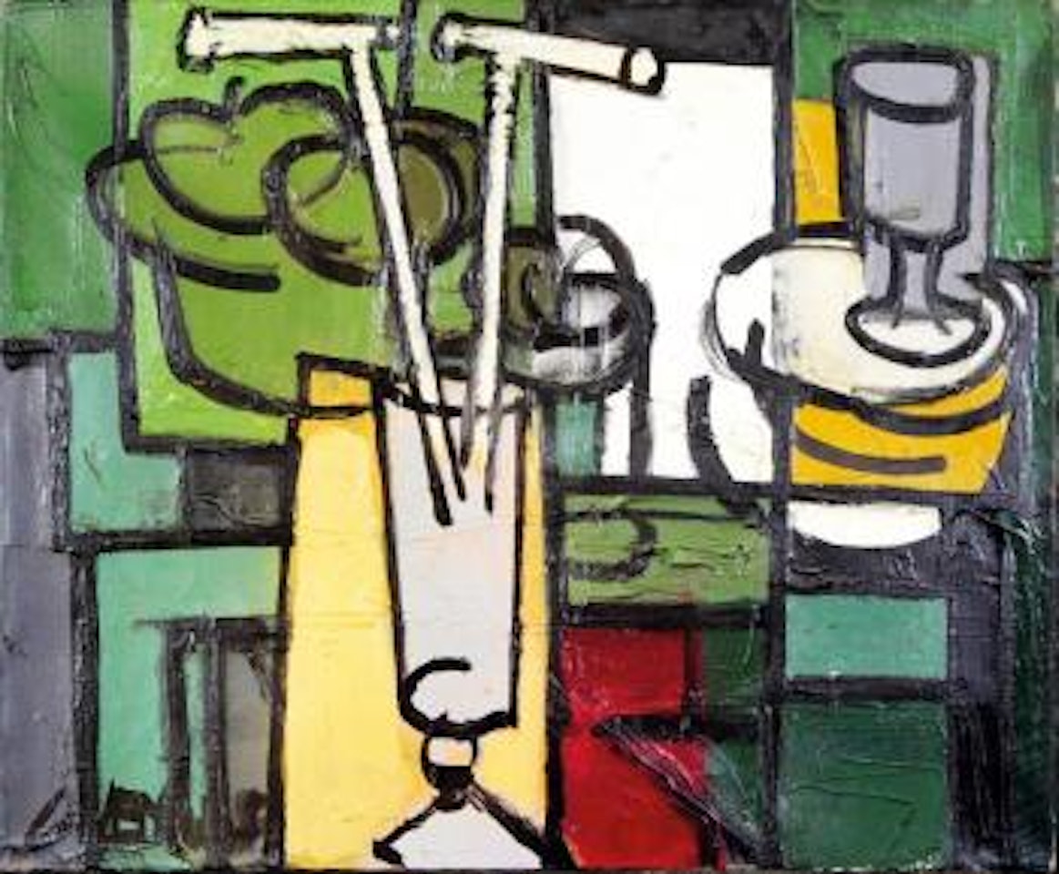 Nature morte aux pommes vertes by Claude Venard