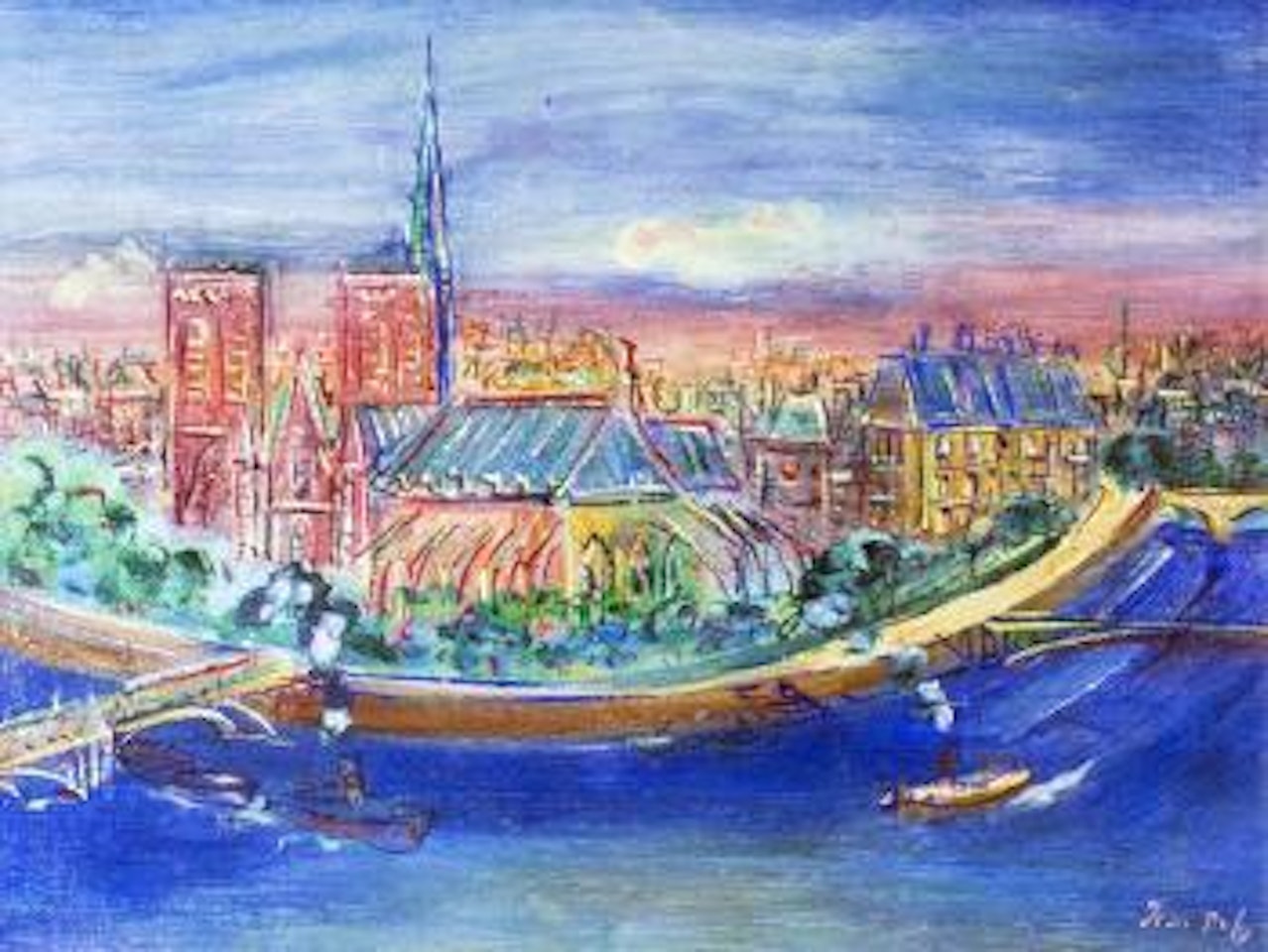 Notre Dame by Jean Dufy