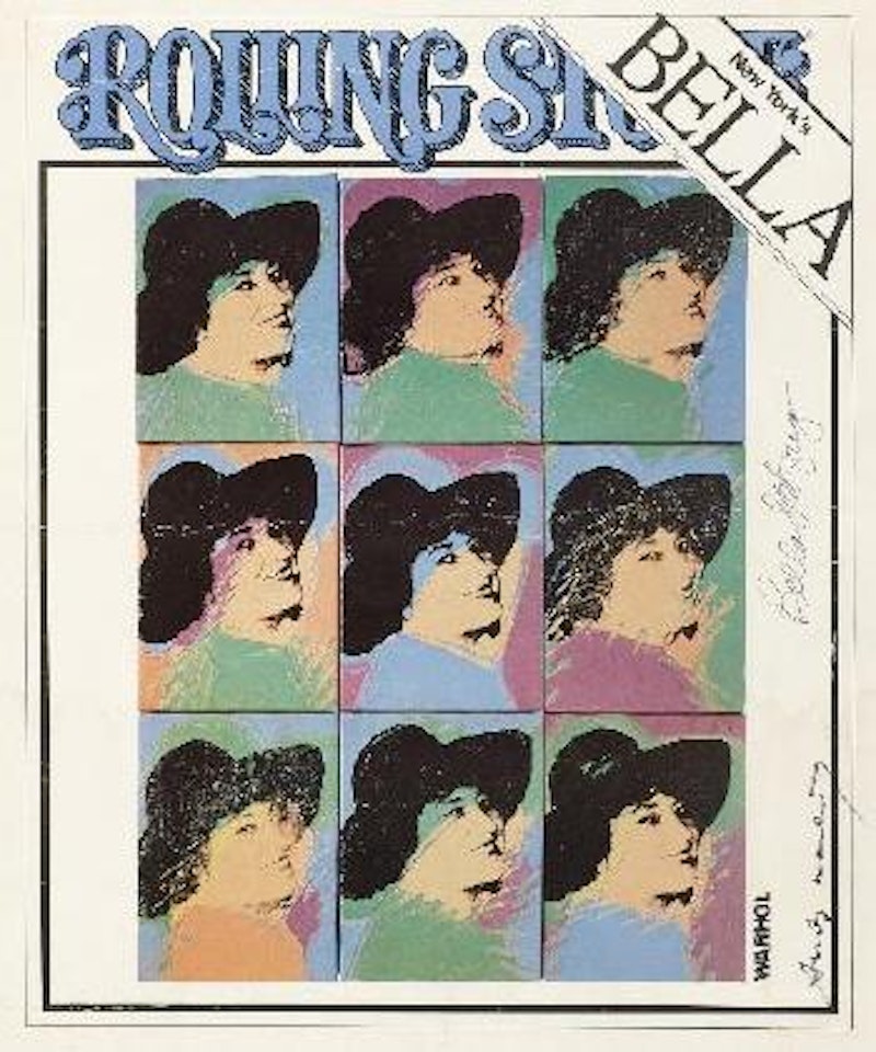 Rolling Stone - New York's Bella by Andy Warhol