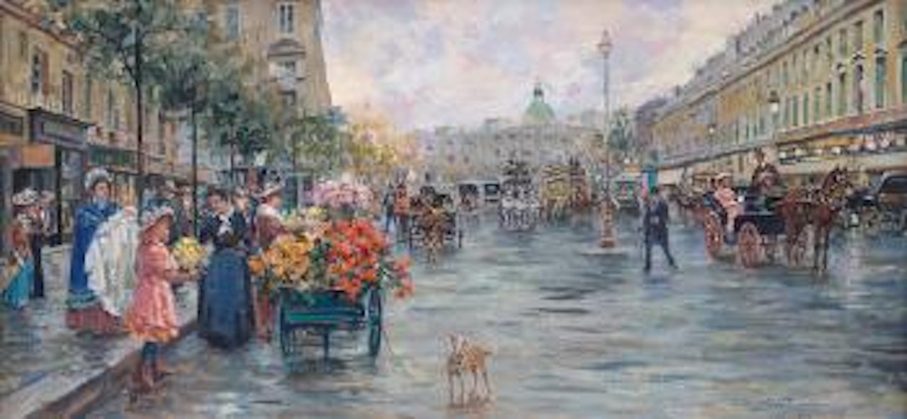 Scena di vita parigina by Carlo Brancaccio