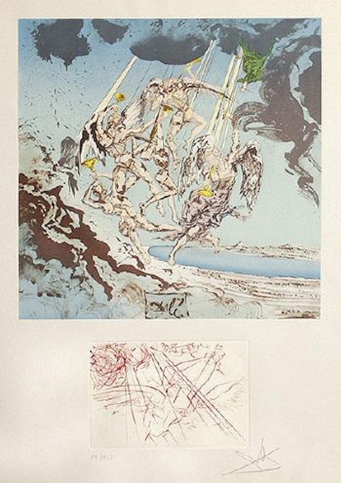 Return Of Ulysses (Angelic Choir Dancing a Sardana) by Salvador Dali