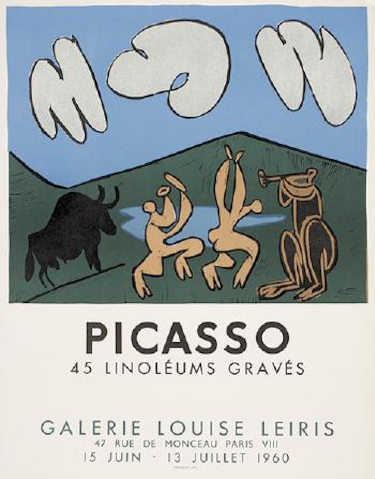 Bacchanale Au Taureau Noir by Pablo Picasso