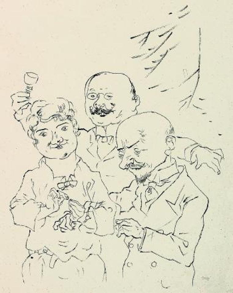 Verlobung by George Grosz