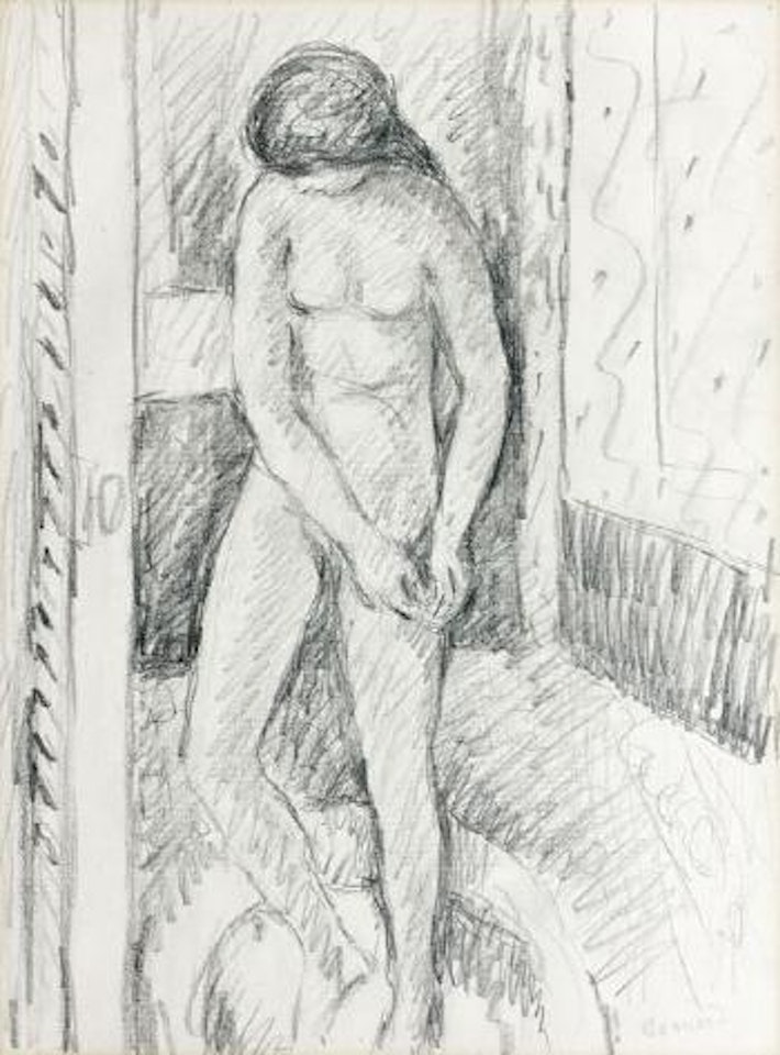 Nu se lavant by Pierre Bonnard