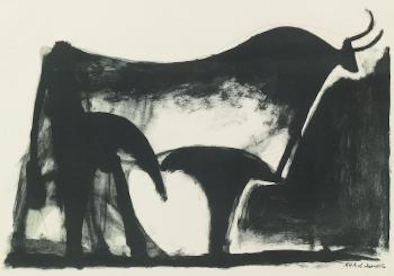 Le Taureau Noir (Bloch 446; Mourlot 89) by Pablo Picasso