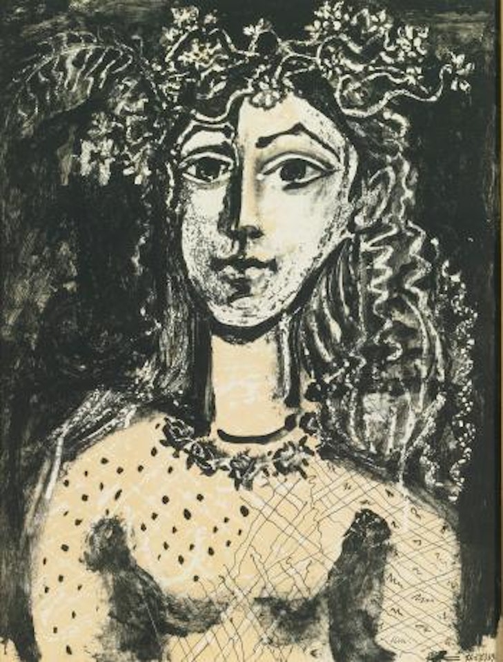 Jeune Fille InspirÃ©e Par Cranach (Bloch 602; Mourlot 176; Picasso Project 176) by Pablo Picasso