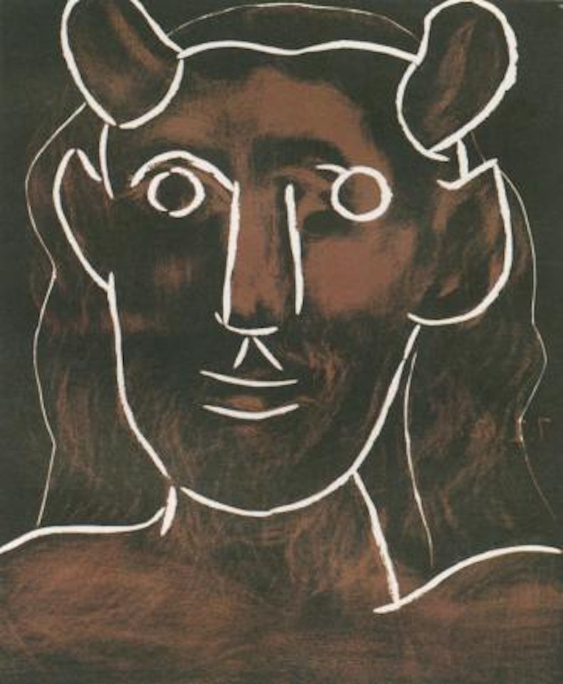 TÃªte De Faune (Bloch 1094; Baer 1291; Picasso Project L-110) by Pablo Picasso