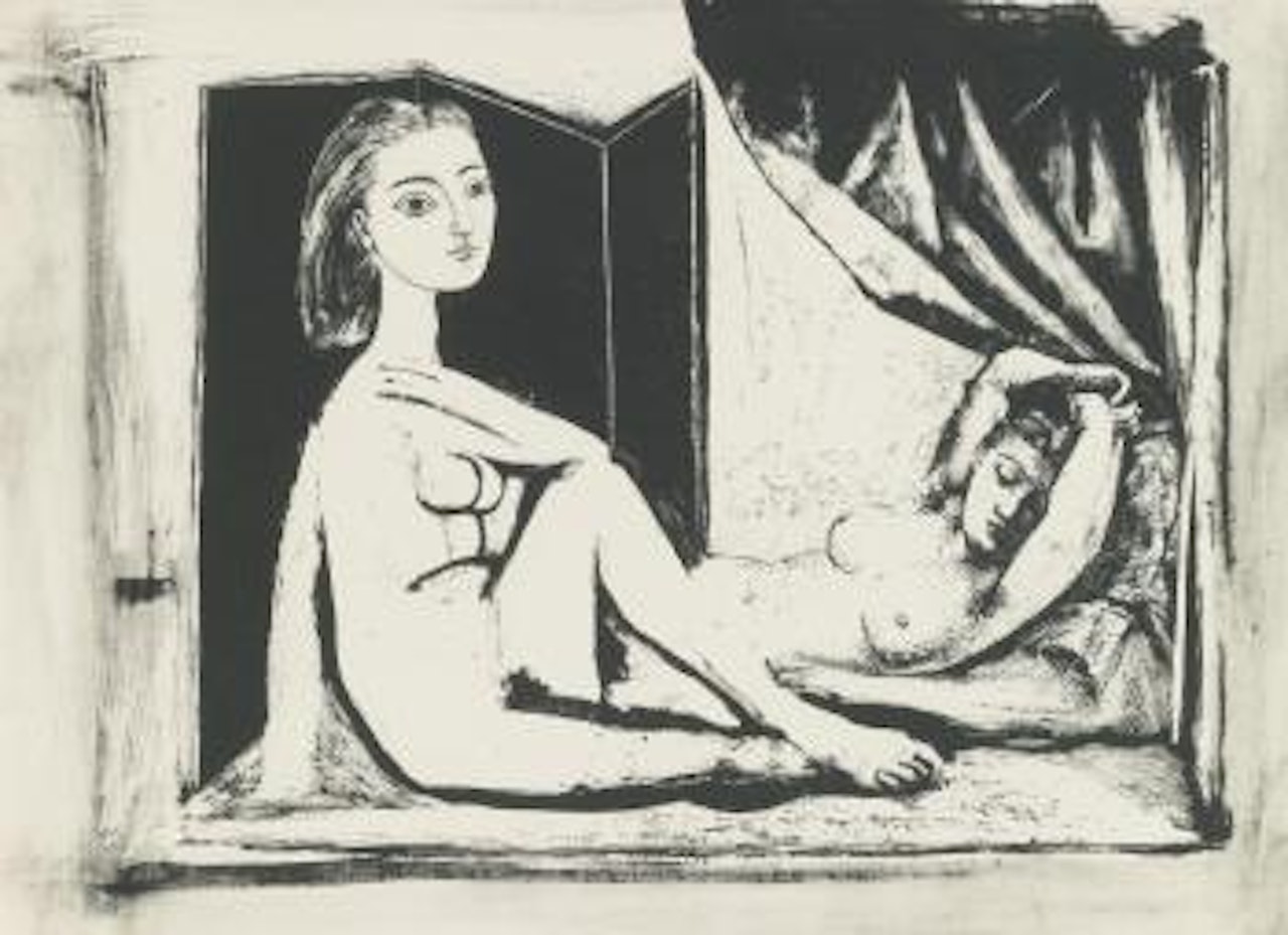 Les Deux Femmes Nues (Bloch 390, Mourlot 16; Picasso Project 7a) by Pablo Picasso