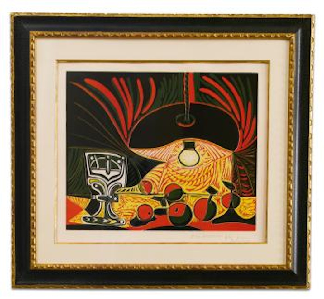 Nature Morte Au Verre Sous La Lampe (Bloch 1101; Baer 1312 B A) by Pablo Picasso