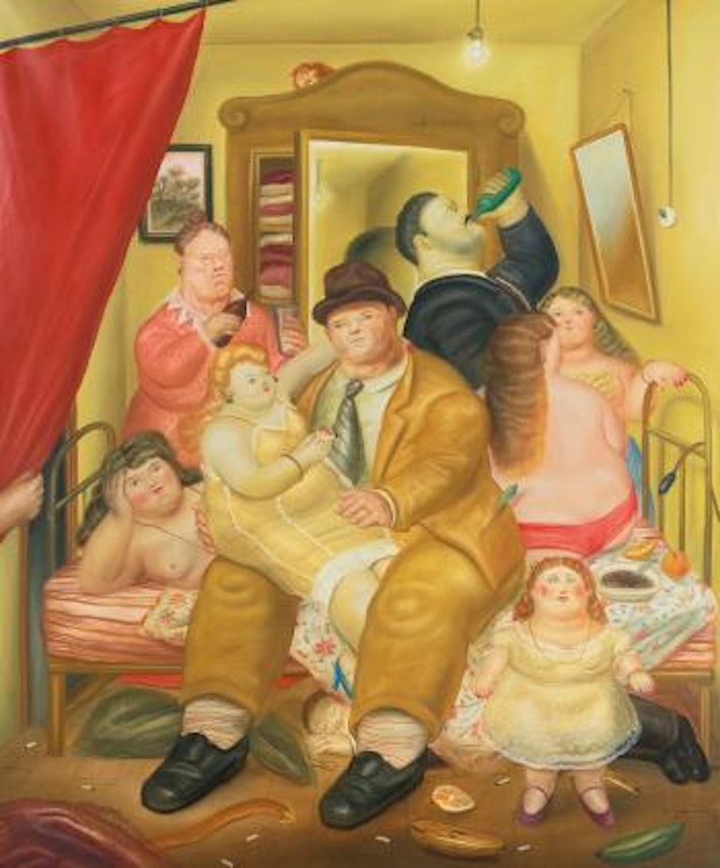 La Casa De Las Gemelas Arias by Fernando Botero