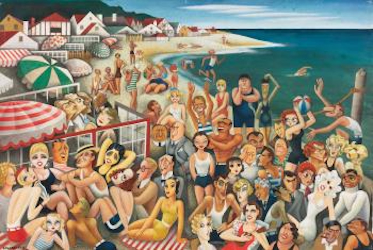 Hollywood's Malibu Beach by Miguel Covarrubias